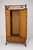20th Century Victorian English Bamboo and Rattan Wardrobe with Chair, 1920, Set of 2 For Sale - Image 4 of 11