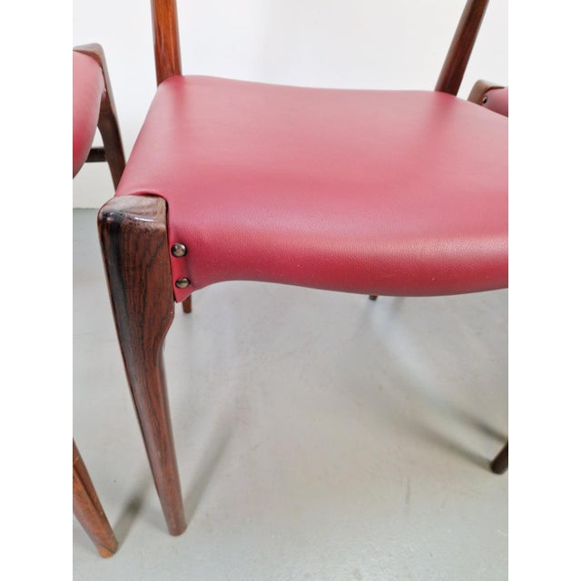 Vintage Dining Chairs from Topform, 1960s, Set of 4 For Sale - Image 10 of 12