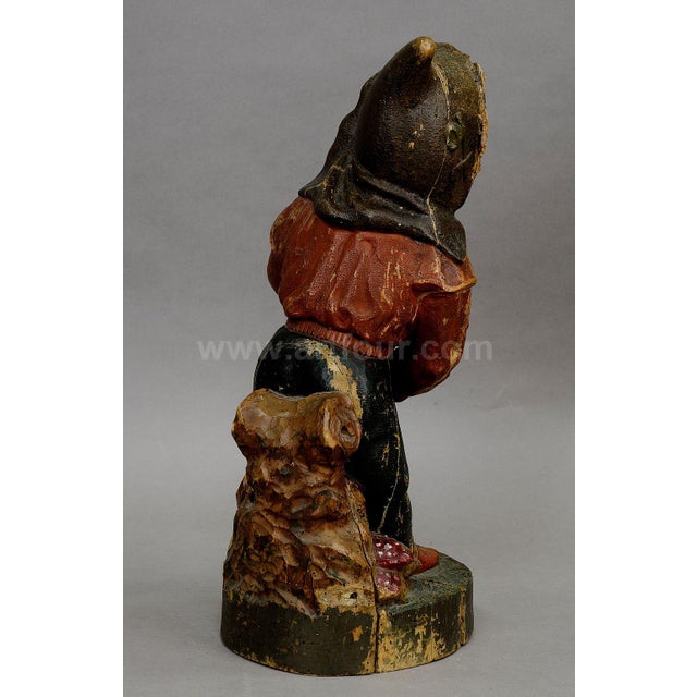 Mid 19th Century Carving of a Dwarf With Snuffbox 19th Century For Sale - Image 5 of 7
