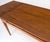 Brown Danish Mid-Century Modern Teak Refectory Dining Table Two Leafs For Sale - Image 8 of 12