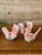 Vintage Coastal Fitz and Floyd Pink Flamingo Porcelain Votive Candle Holders-Set of Three For Sale In Naples, FL - Image 6 of 11