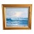 Vintage Signed Coastal Seascape Oil Painting by B. Cromwell, Circa 1970s For Sale