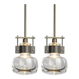 Hubbardton Forge "Cuff Pendants" - a Pair For Sale
