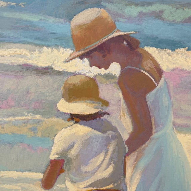 1980s Summer Holiday -a Highly Collectible Original Print by Don Hatfield 1989 Printed With 200 Colors. For Sale - Image 5 of 12