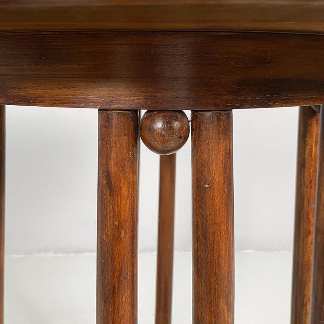 Austrian Wood, Fabric and Glass Coffee Table from Jacob & Josef Kohn, 1930s For Sale - Image 13 of 18