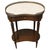 Antique French Side Table with Marble, 1800s For Sale - Image 6 of 6