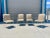 Mid-Century Modern 1980s Mid-Century Brass Dining Chairs by Design Institute of America- Set of 4 For Sale - Image 3 of 13