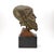 19th Century Grand Tour Patinated Bronze Head of a Classical Bearded Deity, Poseidon For Sale - Image 9 of 10