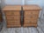 Pair of fine quality solid oak 3-drawer bedside chests or nightstands handcrafted by artisans at the Hunt Country...