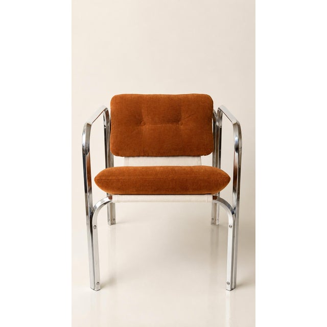 Brutalist Italian Lounge Chairs, 1970s, Set of 2 For Sale - Image 3 of 9
