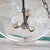 Early 20th Century Lantern in Iron and Blown Glass For Sale - Image 6 of 14