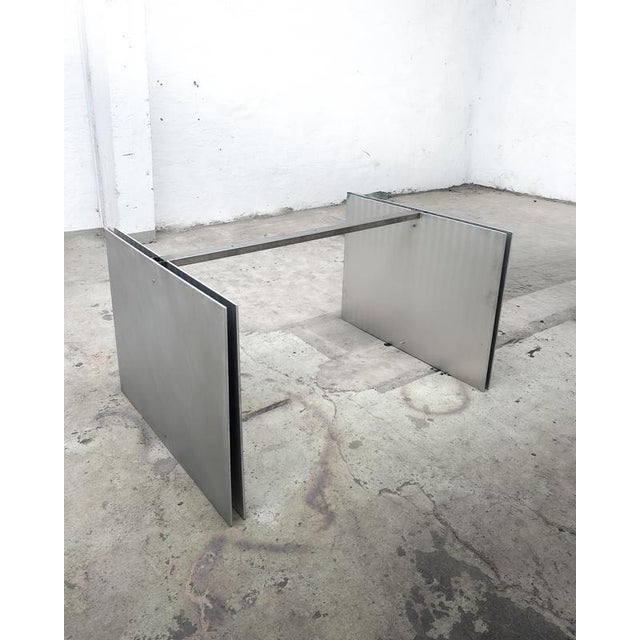 Not Yet Made - Made To Order Dining Table in Hand Ground Aluminium by Case Studios For Sale - Image 5 of 7