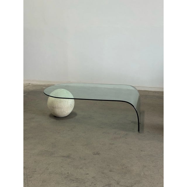 1990s Post Modern Waterfall Coffee Table For Sale - Image 9 of 10