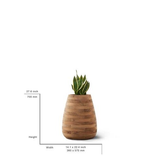 Tuber Planter in Wood by Haldane Martin for Indigenus For Sale - Image 13 of 16