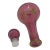 Italian or Bohemian Cranberry Glass Perfume Bottle For Sale