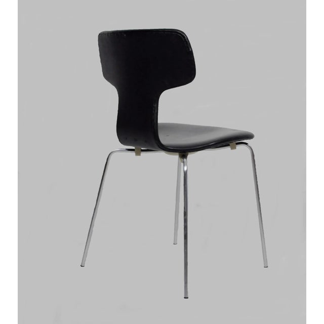 Hammer Dining Chairs by Arne Jacobsen for Fritz Hansen, Customizable Reupholstery, 1960s, Set of 8 For Sale - Image 3 of 10