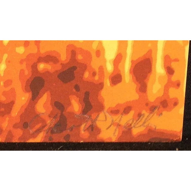 1980s Scott Nellis "Mountain Meadow Iii" Signed & Numbered Serigraph Aspen Trees For Sale - Image 4 of 4