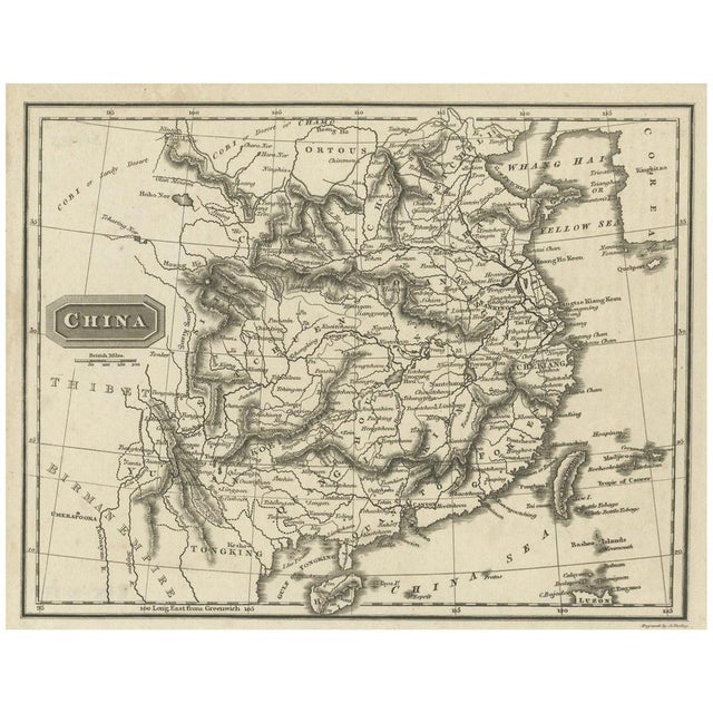 Map of the Mainland of China and the Islands of Formosa or Taiwan, 1817 For Sale - Image 6 of 6