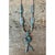 Mid-Century Modern Vintage Turquoise Native American 925 Silver Pendant Necklace For Sale - Image 3 of 11