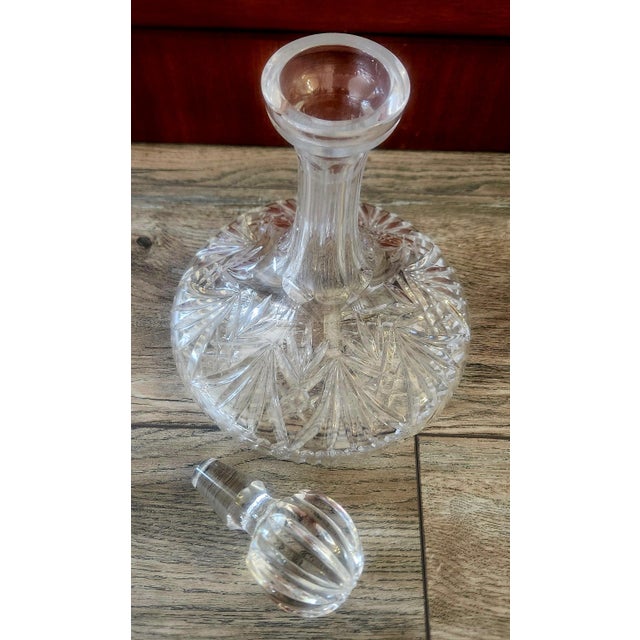 Early 21st Century Waterford Lismore Crystal Ship's Decanter For Sale - Image 5 of 7