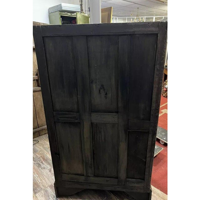 Notary library with concealed secretary, Napoleon III period circa 1860 made of mahogany and opening with 2 glazed leaves...