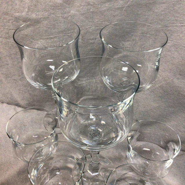 Schott-Zwiesel Crystal Water Goblets-Set of 8 For Sale - Image 4 of 12