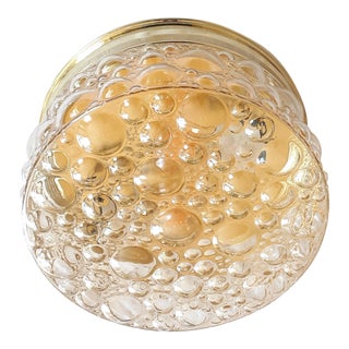 Helena Tynell Style Amber Bubble Ceiling Light For Sale
