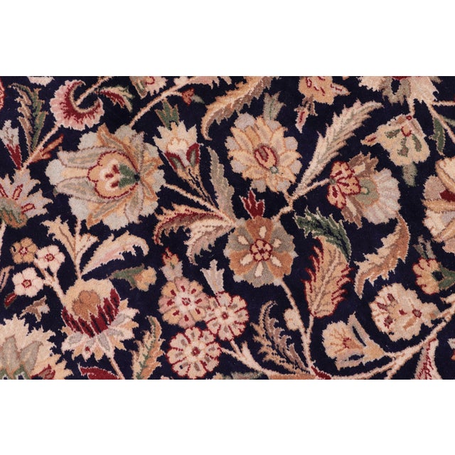 Boho Chic Pak-Persian Blue/Beige Wool Rug - 10'0'' X 14'3'' For Sale In New York - Image 6 of 8