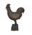 Metal Large Bronze Brass African Benin Rooster For Sale - Image 7 of 7
