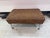 Spanish Rattan Ottoman With Chrome Legs 1960s For Sale - Image 4 of 4
