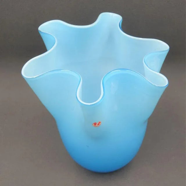 1960s Glass Vase by Anchor Iversen. Denmark, 1960s For Sale - Image 5 of 8