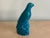 Chinese 19th Century Chinese Monochrome Porcelain Parrot in Turquoise For Sale - Image 3 of 12