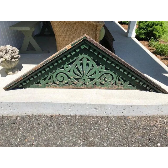 Wood Huge Victorian Gingerbread Architectural Fragment For Sale - Image 7 of 13