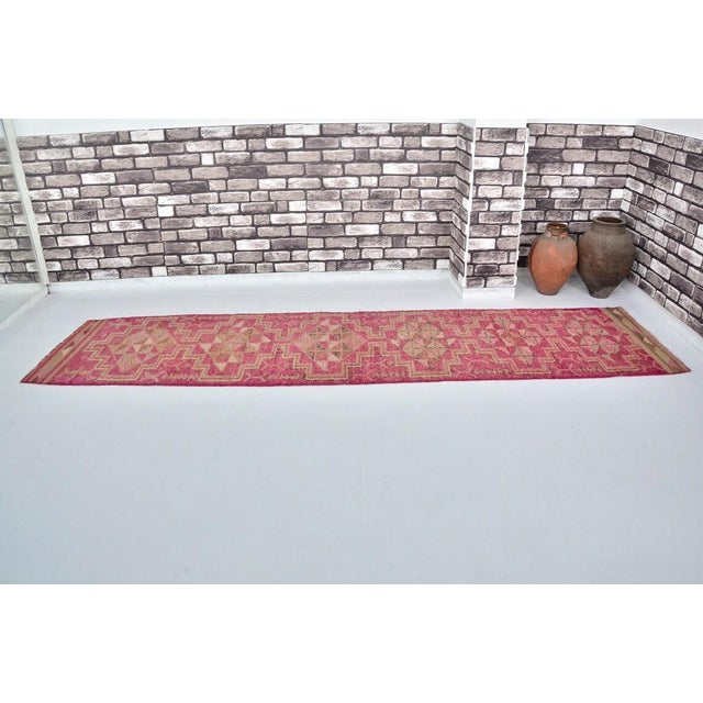 Handmade wool carpet in Turkish Anatolia , Vintage Oushak Rug,Turkish Vintage Anatolian Rug, Handmade wool Rug . One Of...