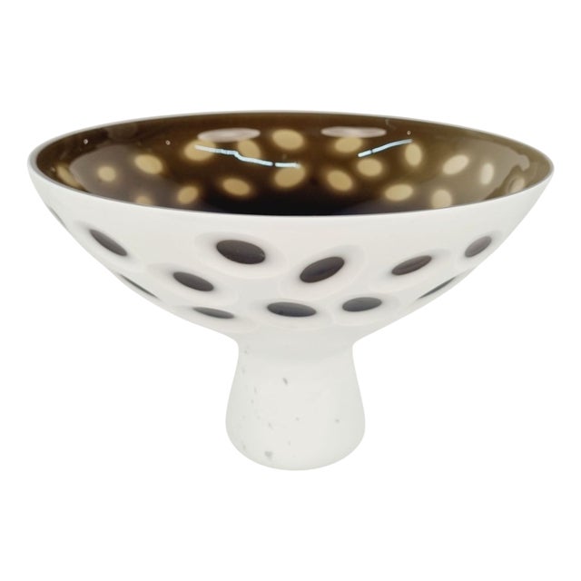 Multi-Layered Peeled Czech Serving Dish For Sale