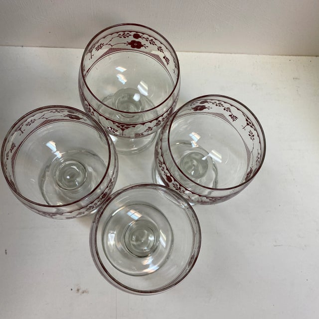 French Goblets by Franciscan - Set of 4 For Sale - Image 10 of 12