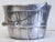 Vintage Centrumetal ice bucket with handled barrel basket motif. A chic addition to your patio party! Age wear.