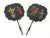 Black Late 18th Early 19th Century Asian Chinese Paper Papier Mache Fans - a Pair For Sale - Image 8 of 8