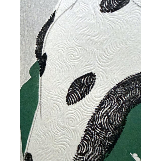 1920s Japanese Large Woodblock Print It Looks Like Snow by Ito Shinsui For Sale - Image 5 of 14