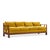 Baker Furniture Company Michael Taylor for Baker Furniture Far East Collection Mid Century Walnut Sofa - Pair For Sale - Image 4 of 13