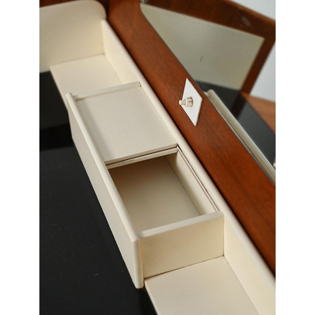 Scandinavian Teak Dressing Table with Chest of Drawers, 1950s-1960s For Sale - Image 10 of 14