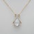2020s Igi Certified 3.3Ct Lab Diamond Pendant With Natural Diamond Accents: 14k Gold For Sale - Image 5 of 10