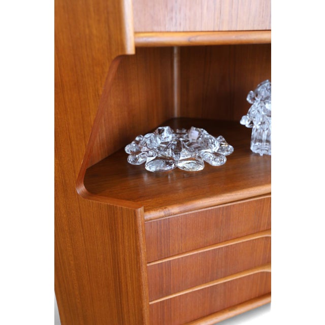 Danish Teak Corner Cabinet with Bar from Omann Jun, 1960s For Sale - Image 6 of 13