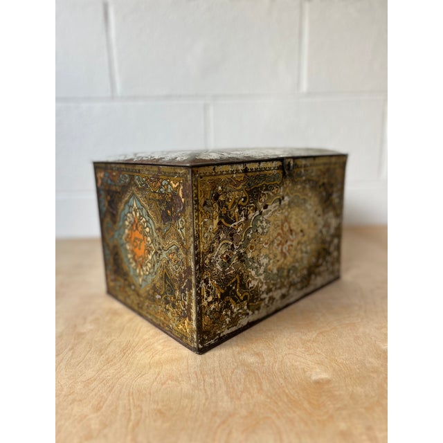 Antique Tin Biscuit Box by by h.j. Heinz 57 Company For Sale - Image 9 of 11