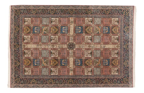 Vintage Bulgarian Kerman Design Rug - 11'11