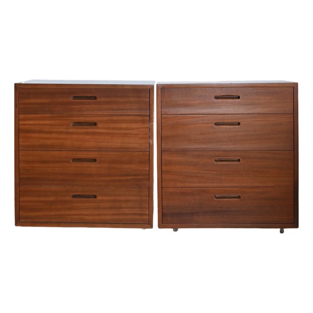 Dunbar Chests of Drawers in Mahogany, a Pair For Sale