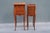 1930s Very Elegant Set of Two Narrow Rosewood French Louis XV Style Side Tables Nightstands. For Sale - Image 18 of 18