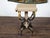 Late 19th Century 1880s American Horn Stool with Three-Tier Construction and Custom Upholstery For Sale - Image 5 of 11