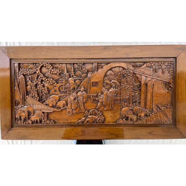 Here is a gorgeous Chinese camphor chest dating to the early-mid 1900's. The chest features amazing, intricately carved...