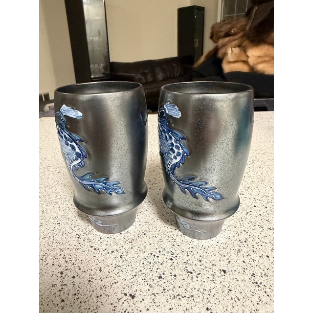 Sake Glass Emperor Dragon Arita Takumi No Kura Artisan Collection lot Of 2 Excellent condition This product is a lot of 2...
